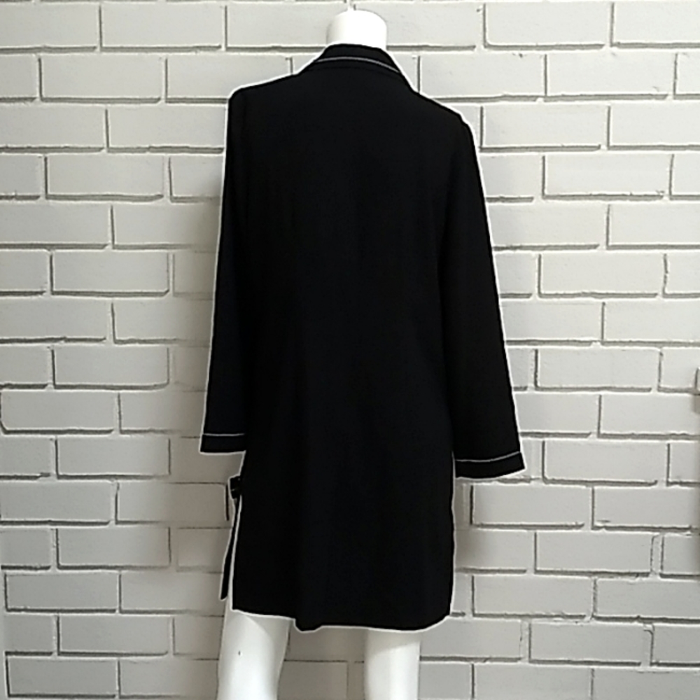 Requirements Black Button Down Business Jacket. Size Small - Picture 8 of 13